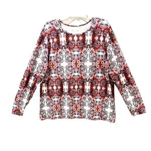 COOLIBAR WOMEN SWIM SHIRT XL UPF 50 LONG SLEEVE BOHO GOTHIC COASTAL RESORT MINT